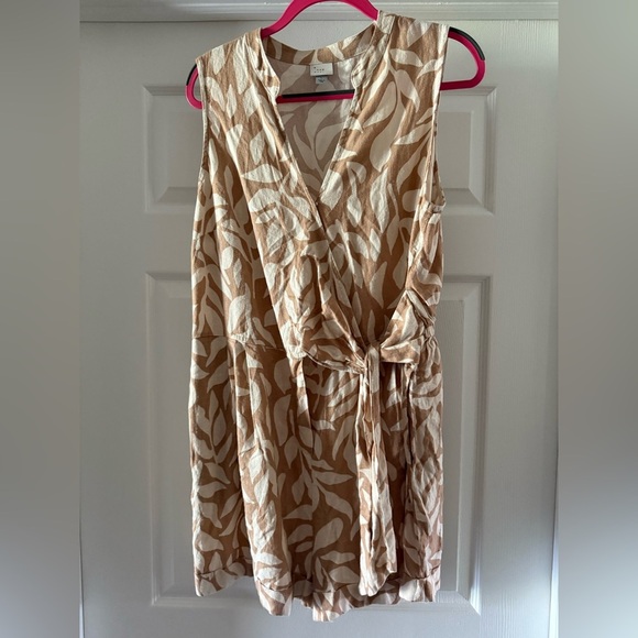 A New Day Tan Gold Romper - Picture 1 of 3